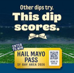Hail Mayo Pass Sweepstakes prize ilustration