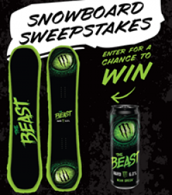 Beast Custom Snowboard Giveaway prize ilustration