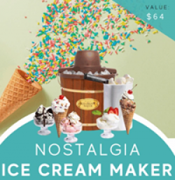 Ice Cream Maker Giveaway prize ilustration
