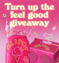 Turn Up the Feel Good Giveaway prize ilustration