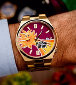 Raisin Bran Luxury Watch Giveaway prize ilustration
