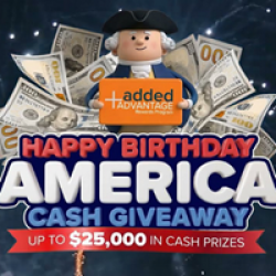 Happy Birthday America Cash Giveaway