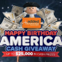 Happy Birthday America Cash Gi...