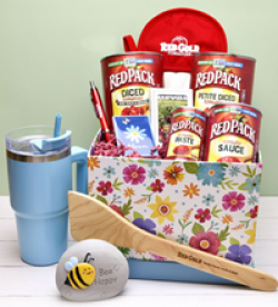 Red Pack Tomatoes Gift Basket Giveaway prize ilustration