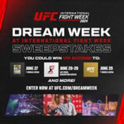 UFC Dream Week Sweepstakes prize ilustration