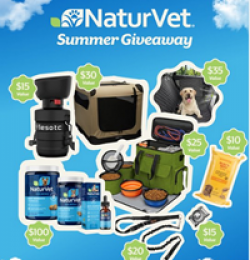 NaturVet Travel Kit Giveaway prize ilustration